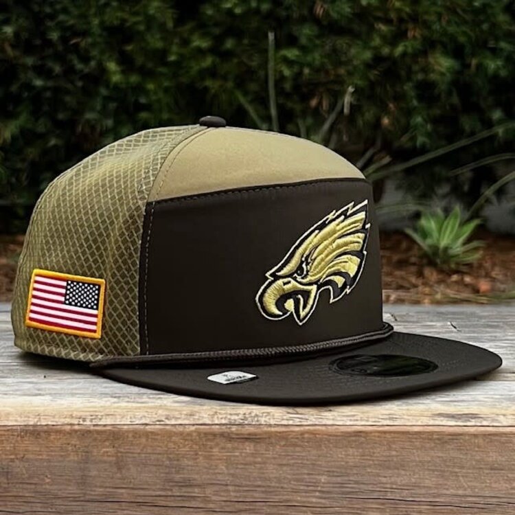 New Era Eagles 2025 Salute to Service Split Panel Snapback 950 SP