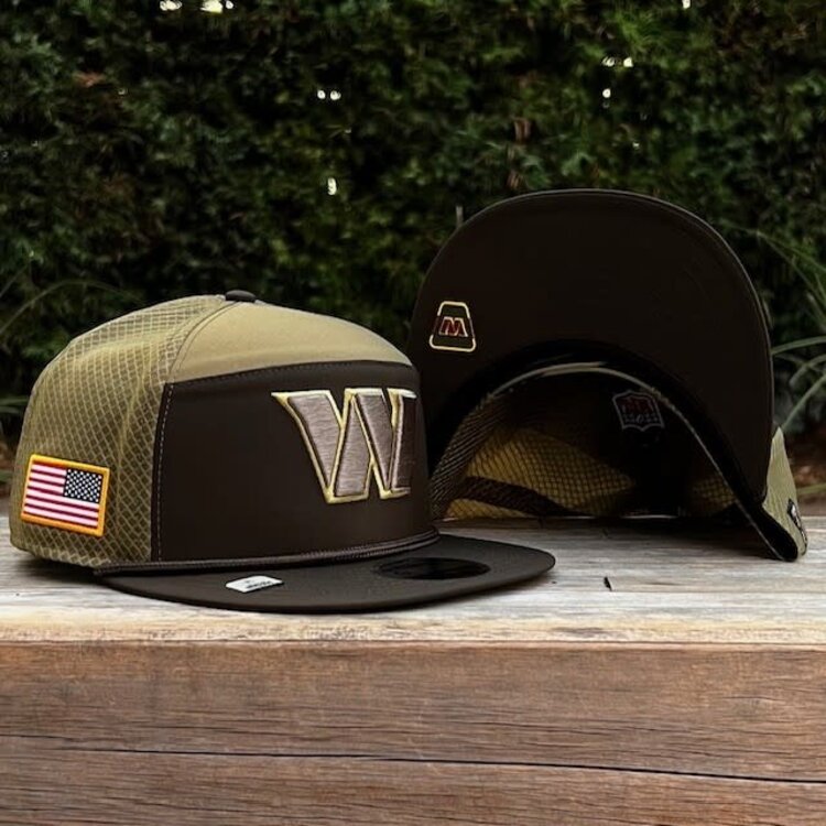 New Era Commanders 2025 Salute to Service Split Panel Snapback 950 SP