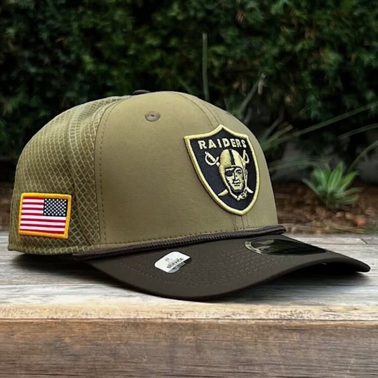 New Era Raiders 2025 Salute to Service Stretch Snap 970 SS