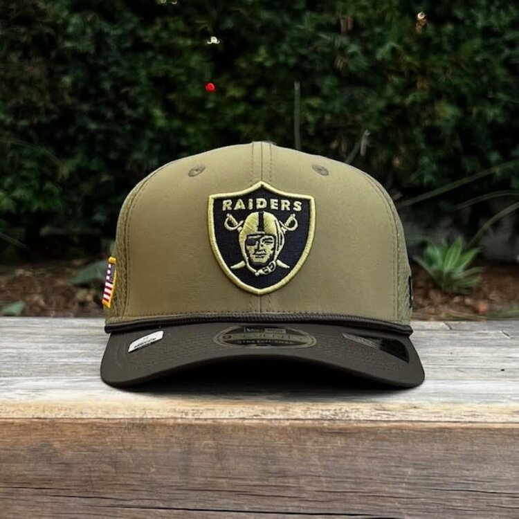 New Era Raiders 2025 Salute to Service Stretch Snap 970 SS