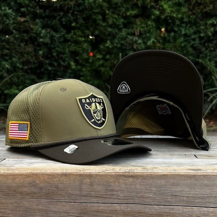 New Era Raiders 2025 Salute to Service Stretch Snap 970 SS