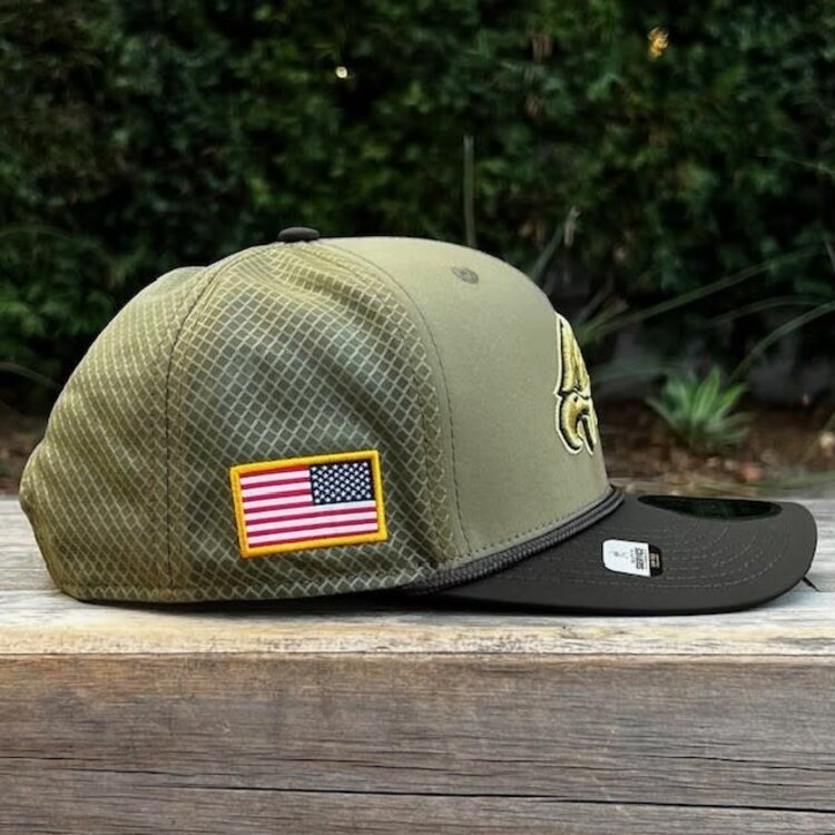 New Era Eagles 2025 Salute to Service Stretch Snap 970 SS