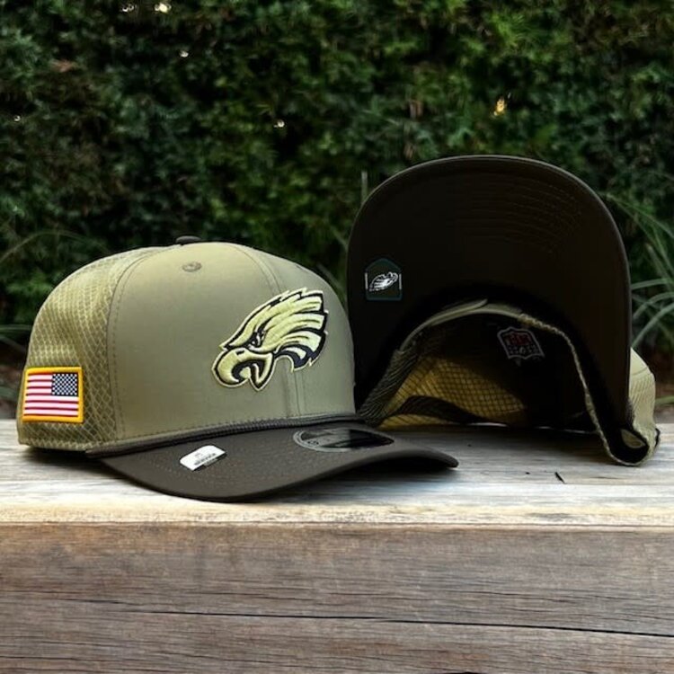 New Era Eagles 2025 Salute to Service Stretch Snap 970 SS