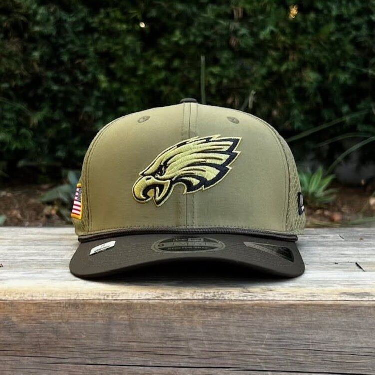 New Era Eagles 2025 Salute to Service Stretch Snap 970 SS