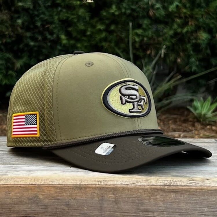 New Era 49ers 2025 Salute to Service Stretch Snap 970 SS