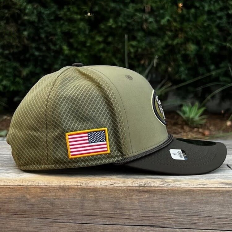 New Era 49ers 2025 Salute to Service Stretch Snap 970 SS