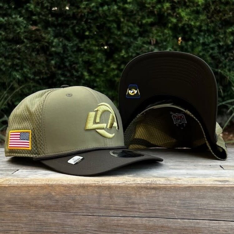 New Era Rams 2025 Salute to Service Stretch Snap 970 SS