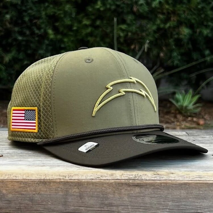 New Era Chargers 2025 Salute to Service Stretch Snap 970 SS