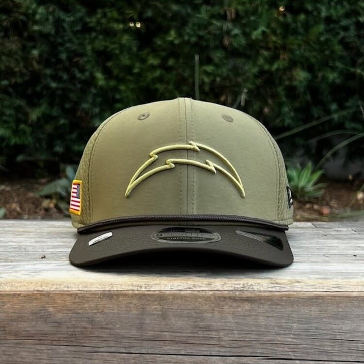 New Era Chargers 2025 Salute to Service Stretch Snap 970 SS