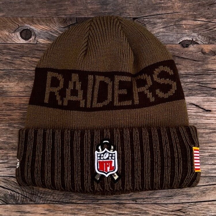 New Era Raiders 2025 Salute to Service Knit