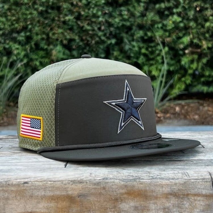 New Era Dallas Cowboys 2025 Salute to Service Split Panel 950 Snapback