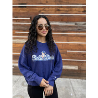 New Era LA Dodgers Women's New Era x Bella Dona Betty Boop Royal Crew Sweatshirt