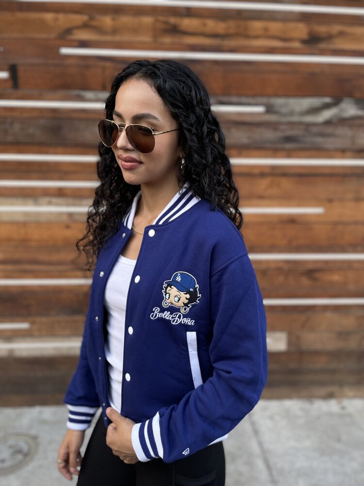 New Era LA Dodgers Women's New Era x Bella Dona Betty Boop Royal Full-Snap Fleece Jacket