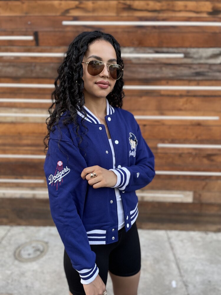 New Era LA Dodgers Women's New Era x Bella Dona Betty Boop Royal Full-Snap Fleece Jacket