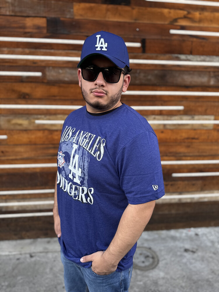 New Era LA Dodgers Men's NE Royal Team Cotton/Poly SS Tee