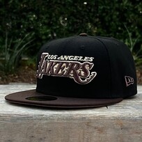 New Era Lakers Wordmark Black/Brown