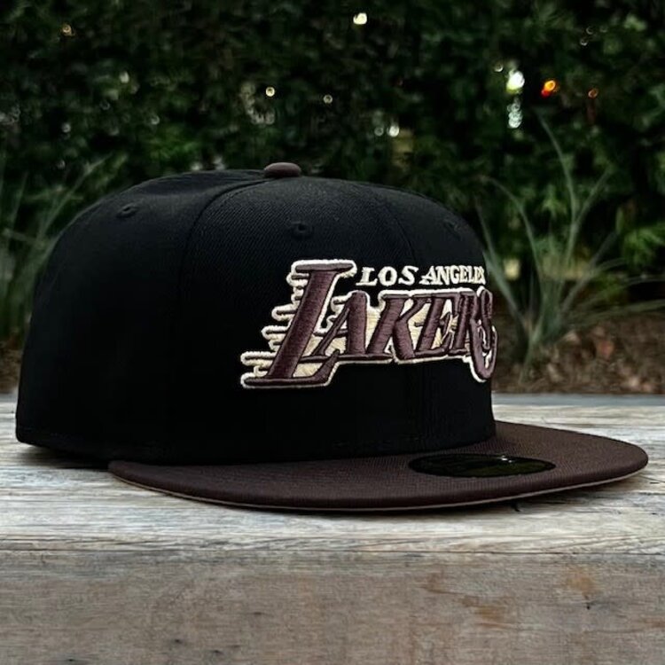 New Era Lakers Wordmark Black/Brown