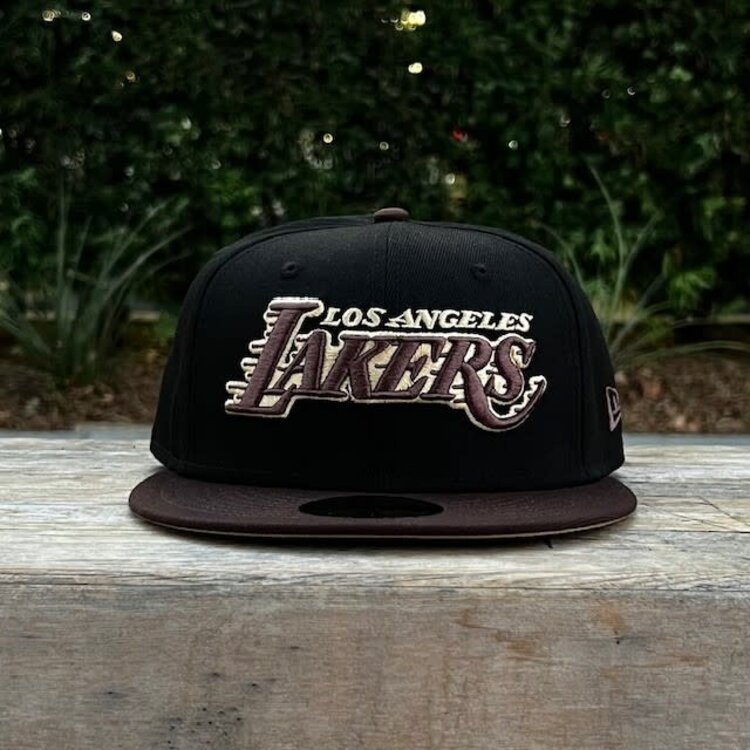 New Era Lakers Wordmark Black/Brown