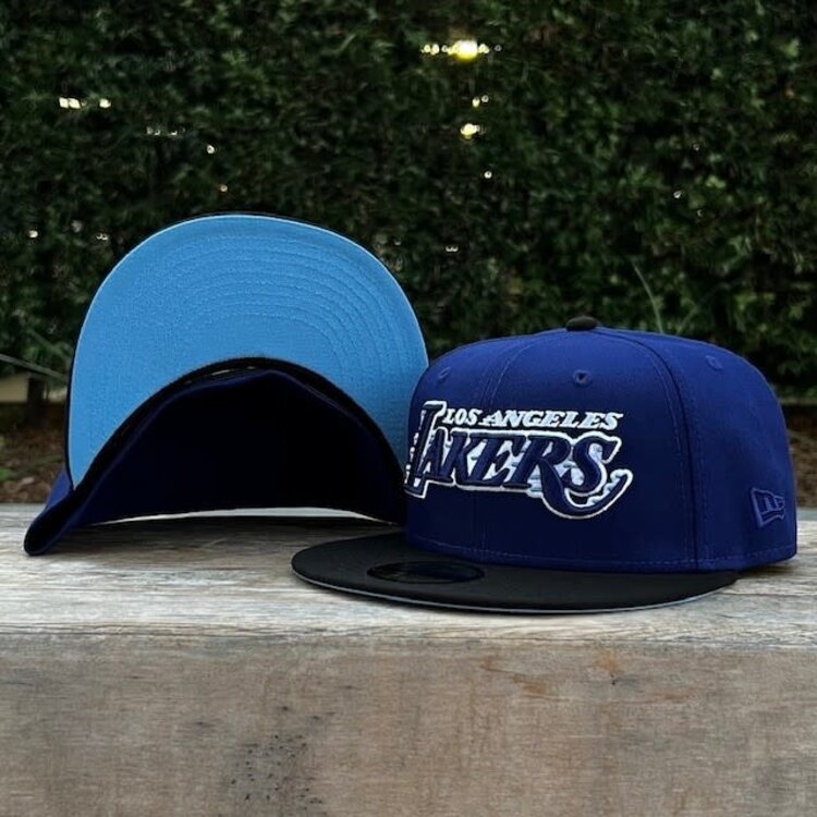 New Era Lakers Wordmark Royal/Black