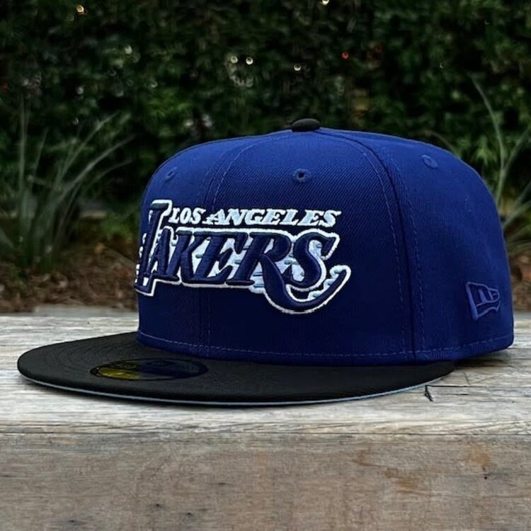 New Era Lakers Wordmark Royal/Black