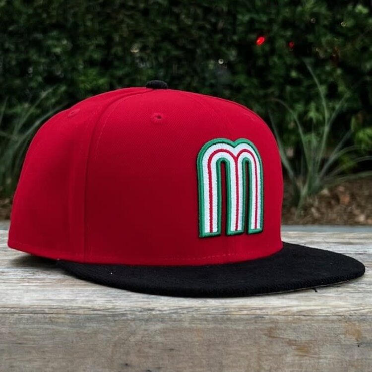 New Era Mexico "M" Red /Black Cord