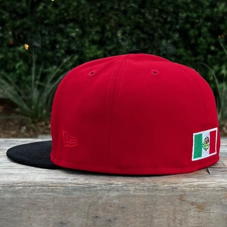New Era Mexico "M" Red /Black Cord