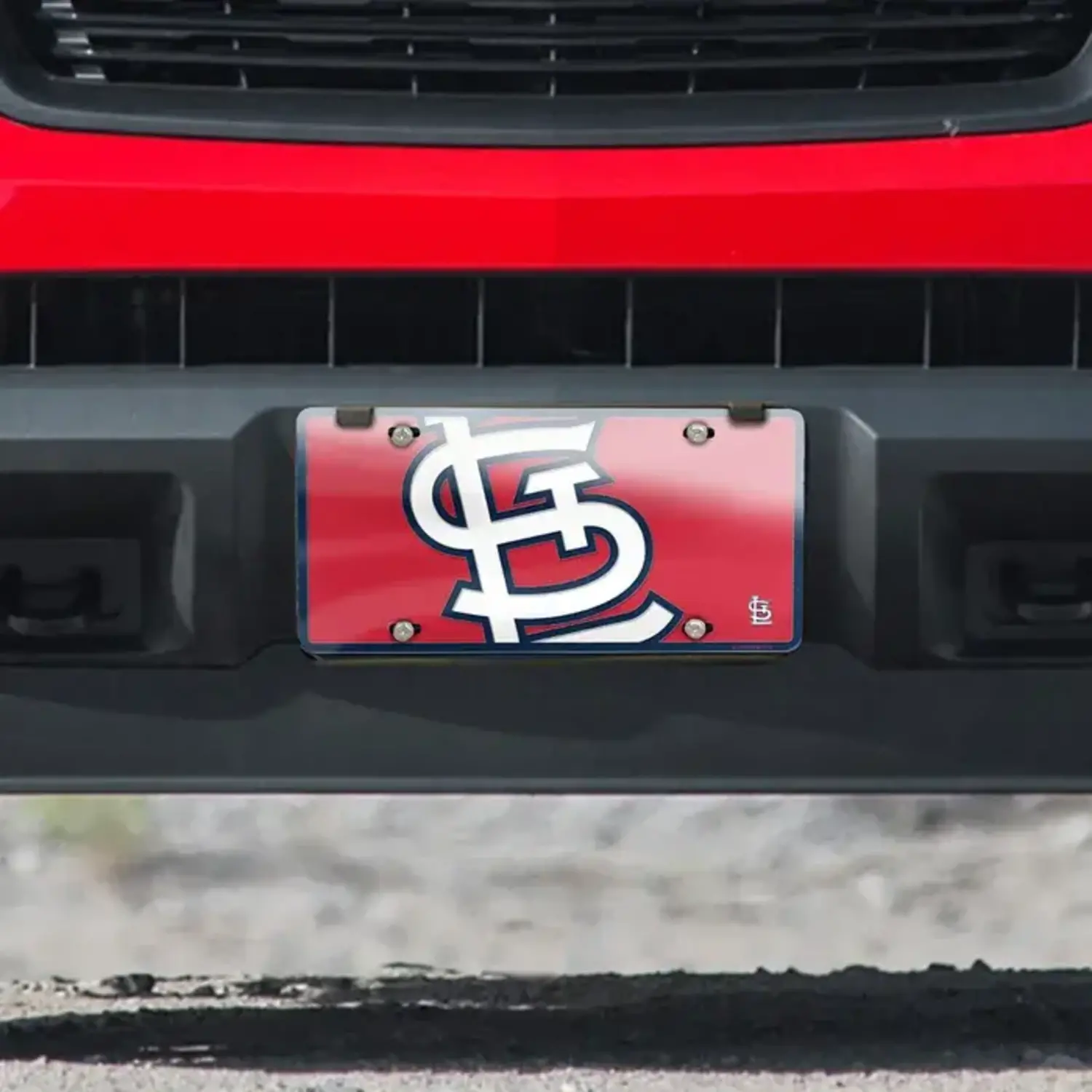 LA Dodgers Royal Wordmark Specialty Acrylic License Plate - The