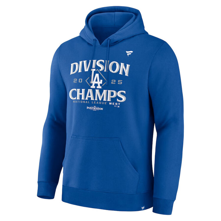 Fanatics LA Dodgers Men's 2025 Division Champs Locker Room Hoodie