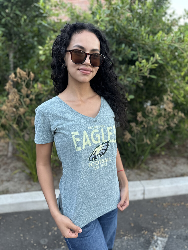 Majestic Eagles W Significant Speed V-Neck Tee