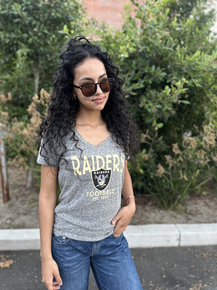 Majestic Raiders W Significant Speed V-Neck Tee