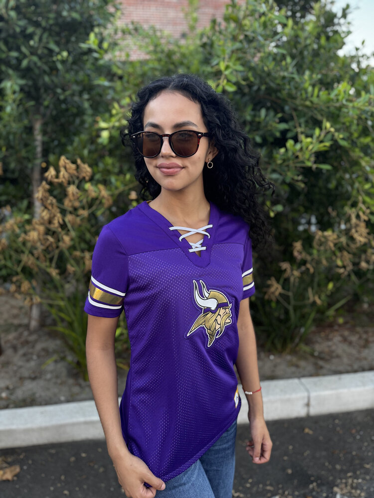 Majestic Vikings W 18 Draft Me Purple