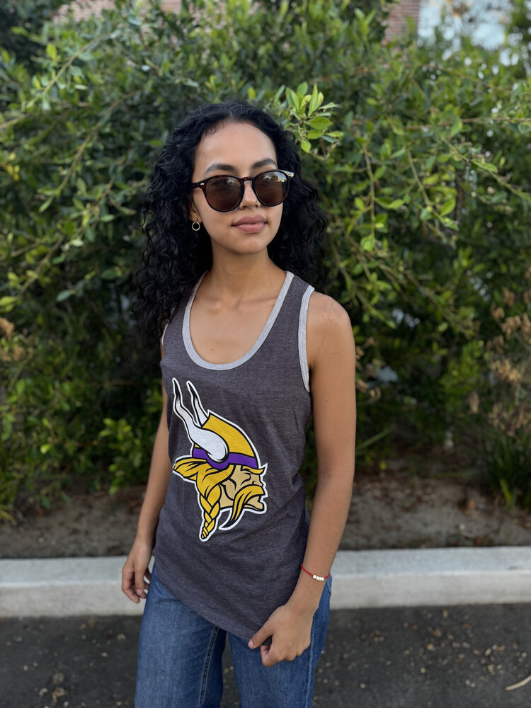 Majestic Vikings W Tank Tested Charcoal