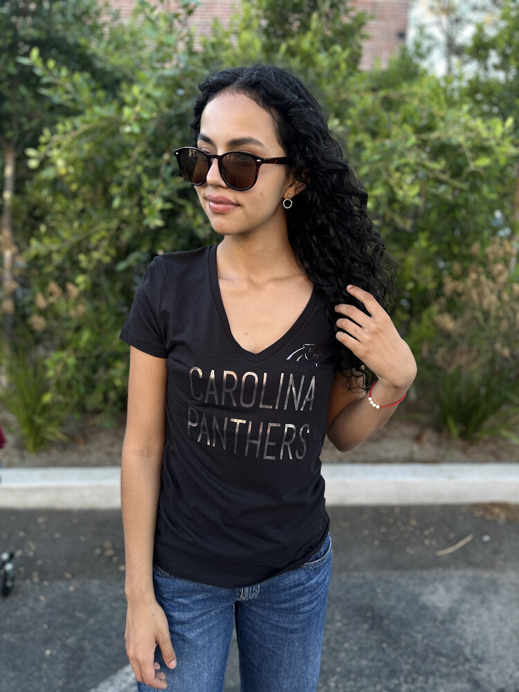 Majestic Panthers W Franchise Fit V-Neck Tee