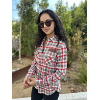 Antigua 49ers W Ease Flannel L/S