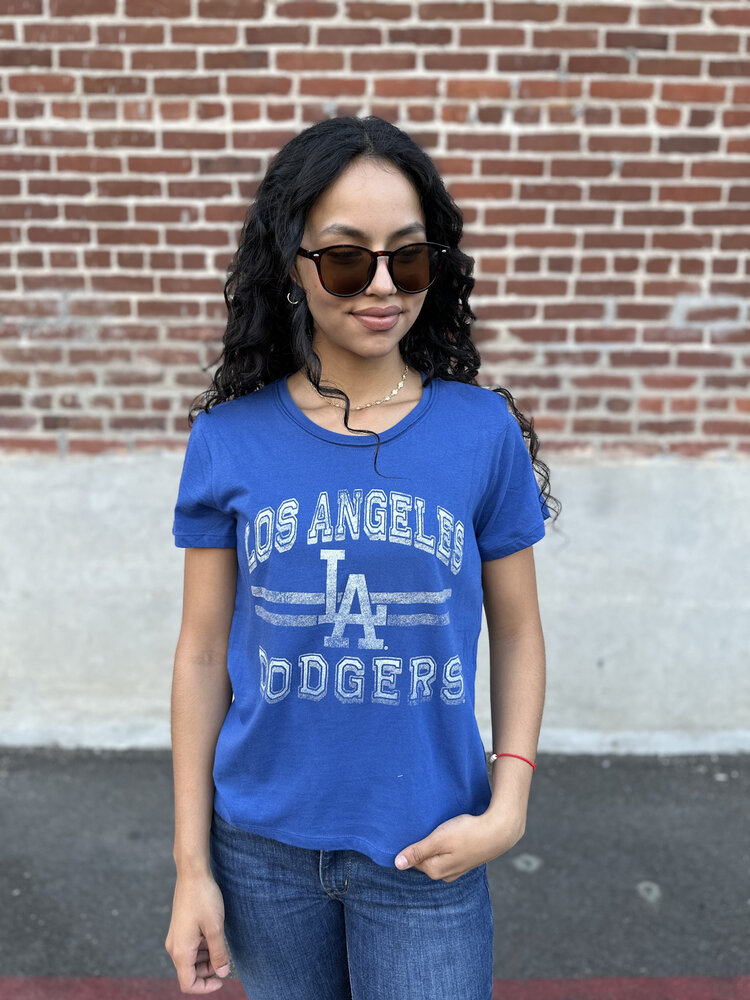 47 Brand Dodgers 47 W Jetty Blue Bright Eyed Frankie Tee