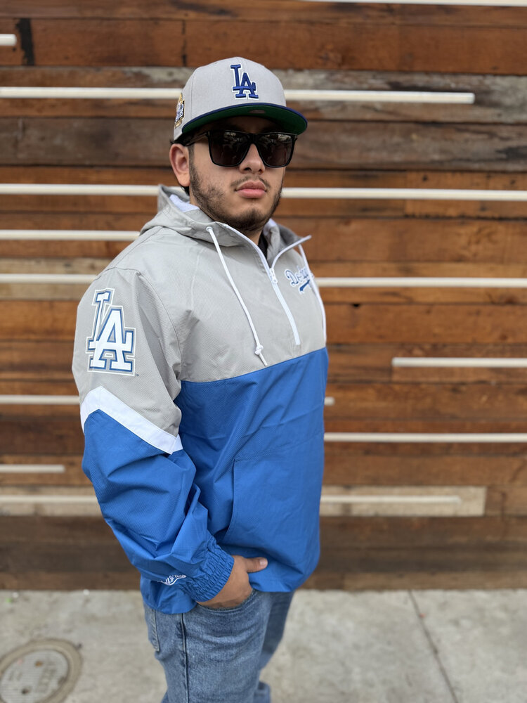 Mitchell and Ness LA Dodgers M&N Tie Breaker Lightweight Windbreaker Anorak