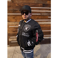 New Era Raiders NE Men's 25 Black Alpha Jacket