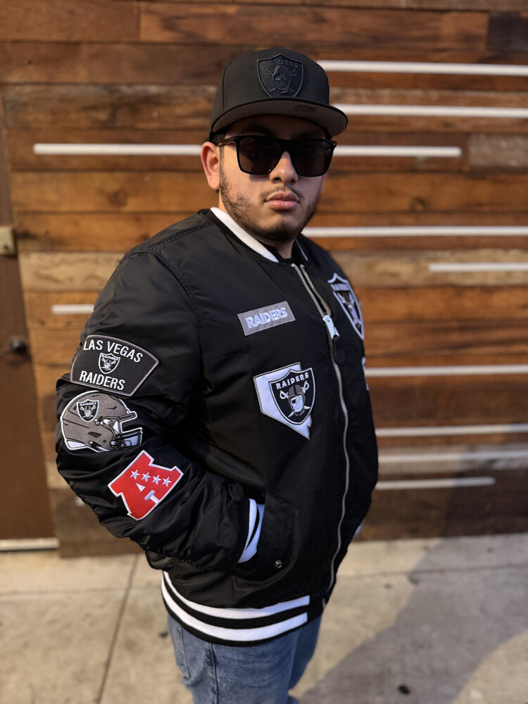 New Era Raiders NE Men's 25 Black Alpha Jacket