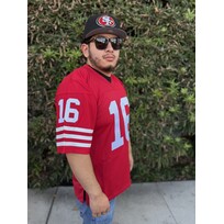 Mitchell and Ness NFL San Francisco 49ers Men's Mitchell & Ness 1990 Joe Montana #16 Jersey Red
