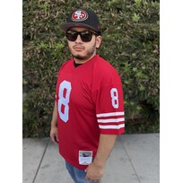 Mitchell and Ness SF 49ers Men's Mitchell & Ness 1990 Steve Young #8 Jersey Red