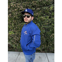 JH Design LA 2024 WS Champs Royal F/Z Bomber Jacket