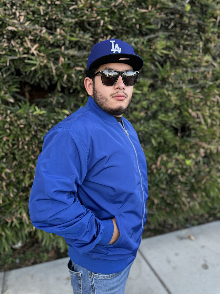 JH Design LA 2024 WS Champs Royal F/Z Bomber Jacket