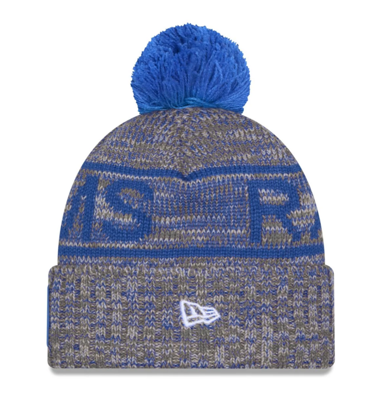 New Era Rams NE 2025 Sideline Collection Sport Pom Knit