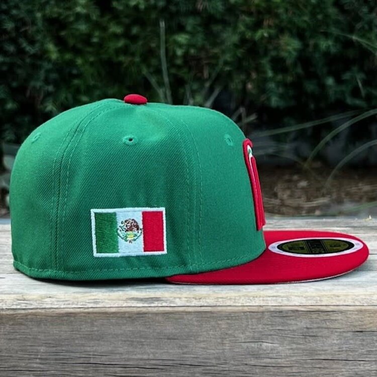New Era Mexico Kids Green/Red Fitted
