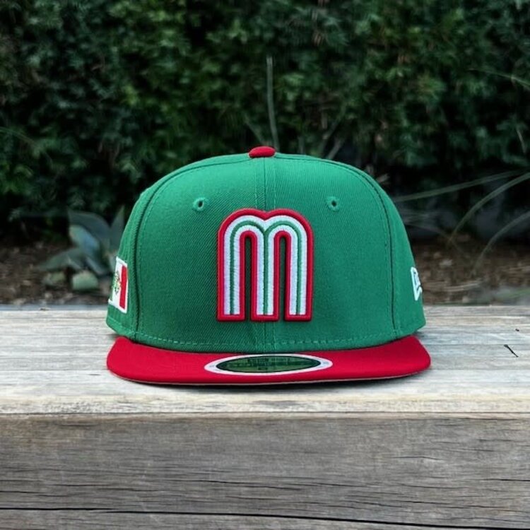New Era Mexico Kids Green/Red Fitted