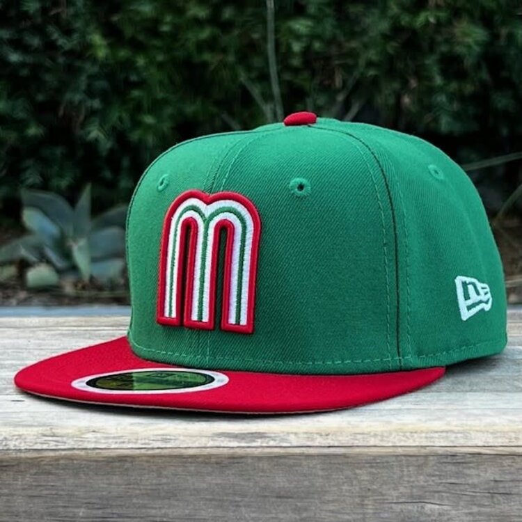 New Era Mexico Kids Green/Red Fitted