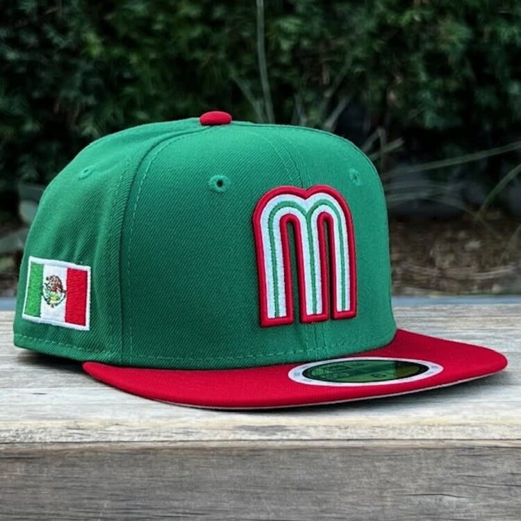 New Era Mexico Kids Green/Red Fitted