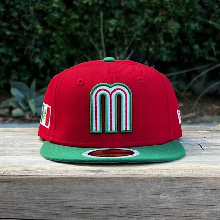 New Era Mexico Kids Red/Green Fitted