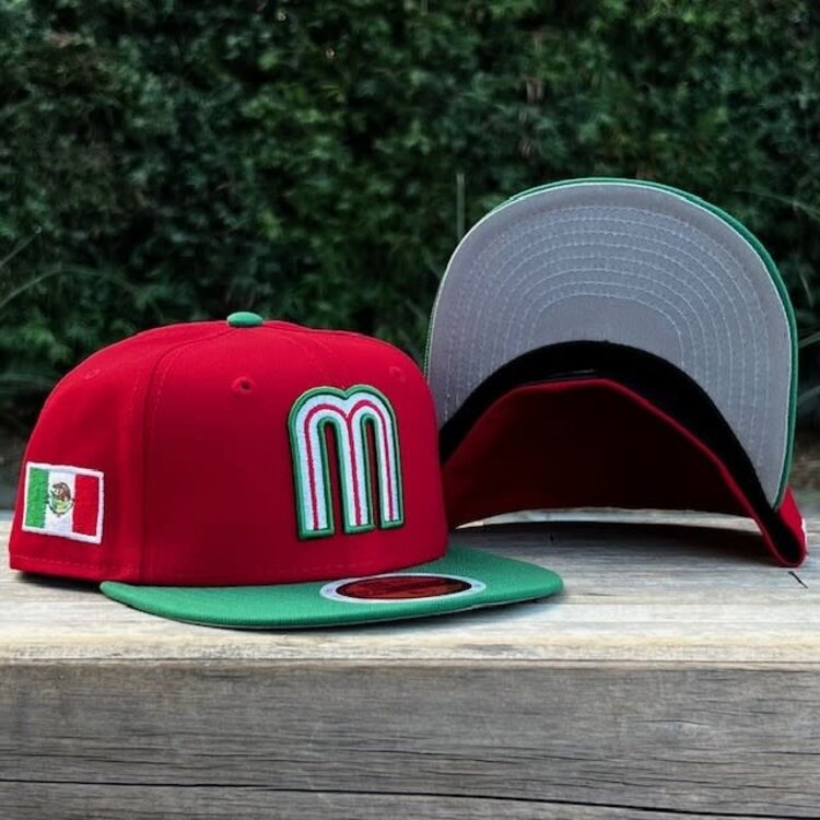 New Era Mexico Kids Red/Green Fitted