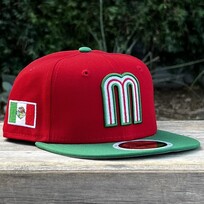 New Era Mexico Kids Red/Green Fitted